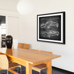 Ferrari Design Framed Print (12"H x 12"W x 1.5"D)