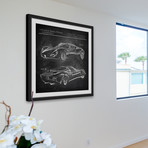 Ferrari Design Framed Print (12"H x 12"W x 1.5"D)