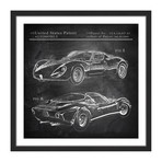 Ferrari Design Framed Print (12"H x 12"W x 1.5"D)