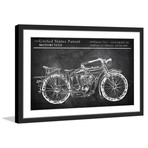 Triumph Speed Twin Framed Print (8"H x 12"W x 1.5"D)