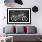 Triumph Speed Twin Framed Print (8"H x 12"W x 1.5"D)