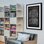Muscle Car Design Framed Print (12"H x 8"W x 1.5"D)