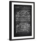 Muscle Car Design Framed Print (12"H x 8"W x 1.5"D)
