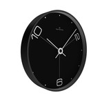 12" Black Steel Wall Clock // W300B14BTW