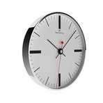 12" Chrome Wall Clock // W300SSTATTB
