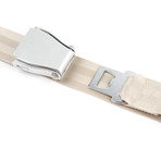 Original Airplane Seat Belt // Tan