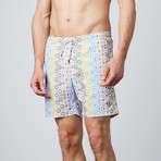 Optical Illusion Swim Trunks // Disorder Icons (L)