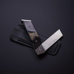 Dorry Folding Knife // Crust of Buffalo Horn (Small)