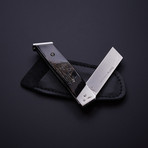 Dorry Folding Knife // Crust of Buffalo Horn (Small)