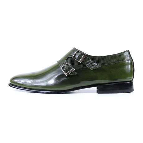 Botella Double Monkstrap // Green (US: 7)