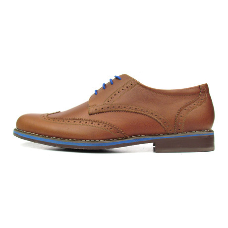 Caracas Royal Wingtip Derby // Brown + Blue (US: 7)