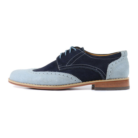 Naval Wingtip Derby // Navy + Grey (US: 7)