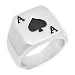 Ace Of Spades Ring (Size 9)