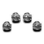 Death Star II Stud // Silver