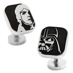 Luke + Darth Vader Cufflink // Black