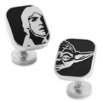 Luke + Yoda Cufflink // Black