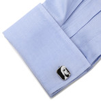 Luke + Darth Vader Cufflink // Black