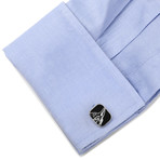 Luke + Yoda Cufflink // Black