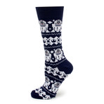 R2D2 Tacky Sweater Sock // Navy