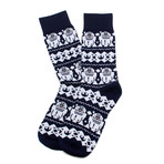 R2D2 Tacky Sweater Sock // Navy