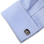 R2D2 + C3PO Cufflink // Black + Silver + Gold