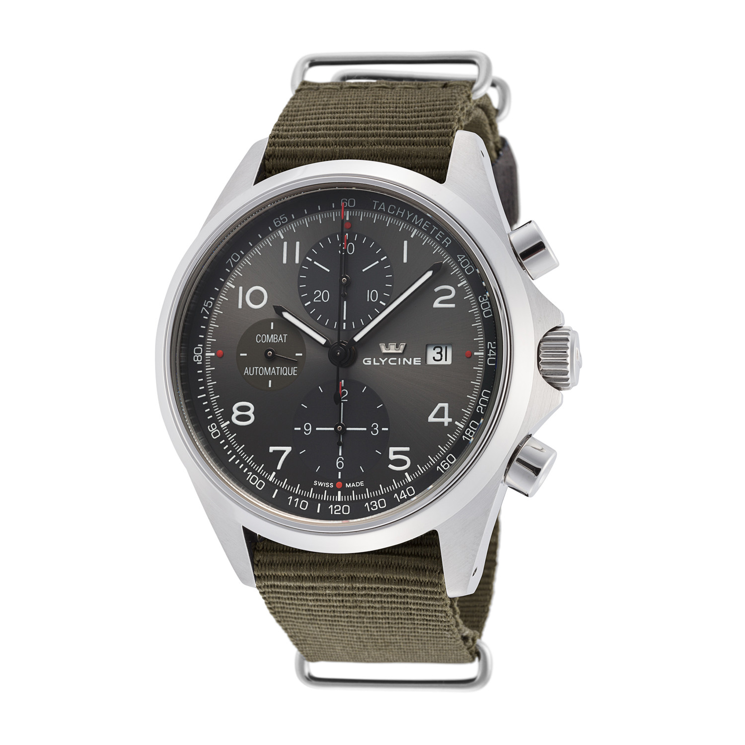 Glycine Combat Chronograph Automatic // 3945.10AT.TB2 - Glycine - Touch ...