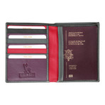 Bari Passport Cover // Grey Multi