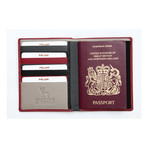 Bari Passport Cover // Red Multi