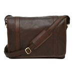 Siena Messenger Bag // Brown