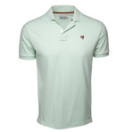 Secret Loop Short-Sleeve Polo // Mint + Husk (M)