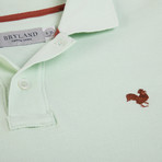 Secret Loop Short-Sleeve Polo // Mint + Husk (M)