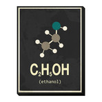 Molecule Ethanol (12"W x 20"H x 1"D)