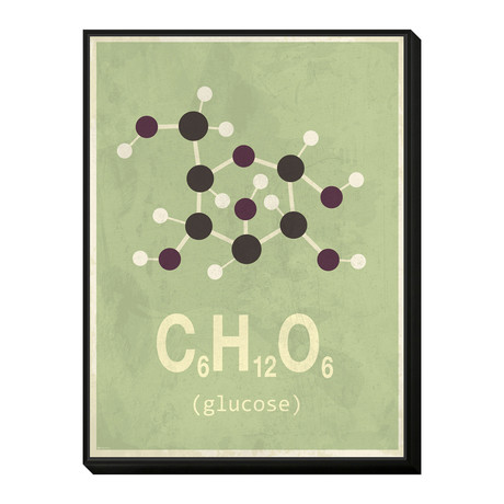 Molecule Glucose (12"W x 20"H x 1"D)