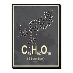 Molecule Licorice (12"W x 20"H x 1"D)