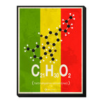 Molecule Thc (12"W x 20"H x 1"D)