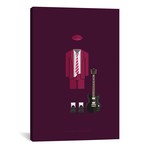 Famous Musical Costumes Series // Angus Young (18"W x 26"H x .75"D)
