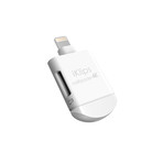 MicroSD Card Reader // Lightning + Micro USB // White (Standard)