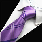 St. Lynn // Augustine Silk Tie // Lavender + Gray + Navy