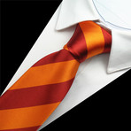 St. Lynn // Brooke Silk Tie // Ochre Orange