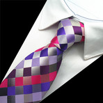 St. Lynn // Noel Tie // Purple + Pink + Silver
