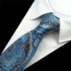 St. Lynn // Kingsley Tie // Silver + Blue