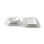 Square Dinnerware Set // 5 Piece Place Setting