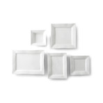 Square Dinnerware Set // 5 Piece Place Setting