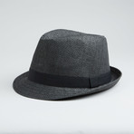 Fits Low Profile Fedora With Band // Black (S/M)