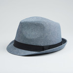 Fits Linen Chambray Fedora // Denim Blue (S/M)