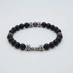 Onyx Bead Bracelet // Black
