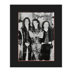 Aerosmith Complete Band // Signed Photo and Drum Concert Program