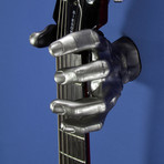 Guitar Grip Hanger // Silver