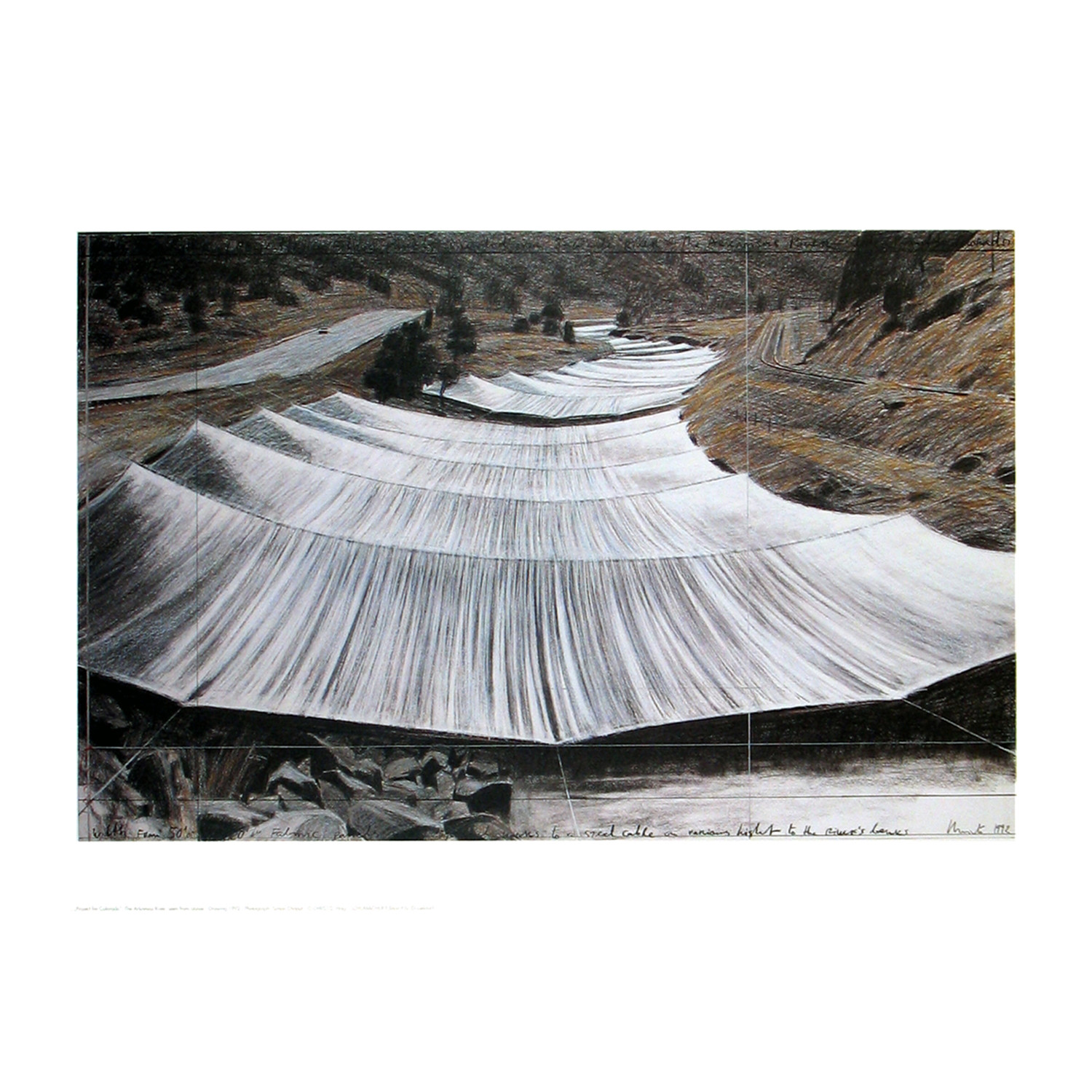 Over The River Project For Colorado River From Above Christo Jeanne Claude Touch Of Modern