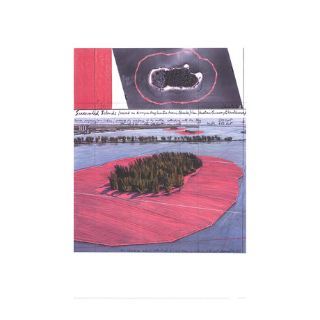 Surrounded Islands, Project for Biscane Bay, Greater Miami, Collage in Two Parts